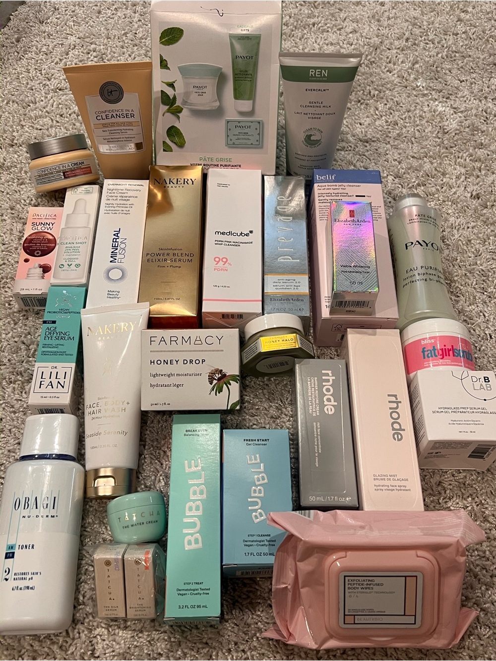 rhode skin Pink & Green Skincare Assortment